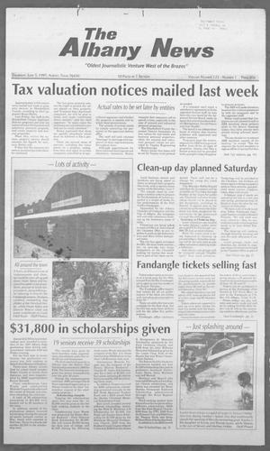 Primary view of object titled 'The Albany News (Albany, Tex.), Vol. 122, No. 1, Ed. 1 Thursday, June 5, 1997'.