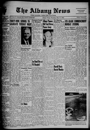 The Albany News (Albany, Tex.), Vol. 78, No. 37, Ed. 1 Thursday, May 17, 1962