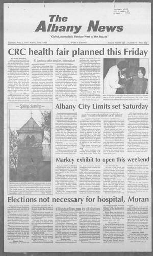 Primary view of object titled 'The Albany News (Albany, Tex.), Vol. 121, No. 44, Ed. 1 Thursday, April 3, 1997'.