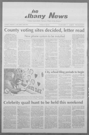 The Albany News (Albany, Tex.), Vol. 117, No. 36, Ed. 1 Thursday, February 11, 1993