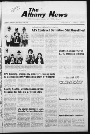 The Albany News (Albany, Tex.), Vol. 106, No. 35, Ed. 1 Thursday, February 18, 1982