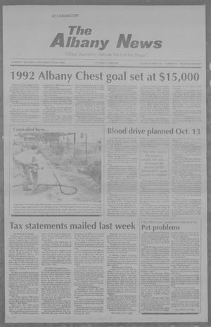 The Albany News (Albany, Tex.), Vol. 117, No. 18, Ed. 1 Thursday, October 8, 1992