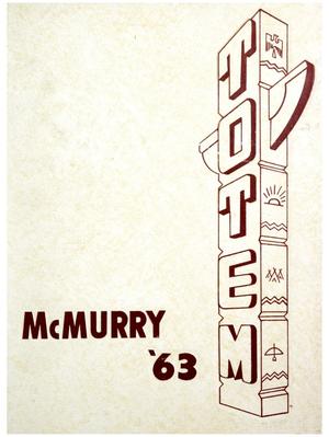 The Totem, Yearbook of McMurry College, 1963
