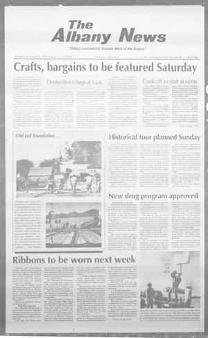 Primary view of object titled 'The Albany News (Albany, Tex.), Vol. 120, No. 20, Ed. 1 Thursday, October 19, 1995'.