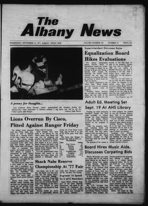 The Albany News (Albany, Tex.), Vol. 102, No. 12, Ed. 1 Wednesday, September 14, 1977