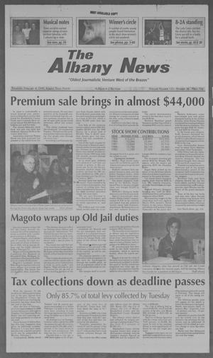 Primary view of object titled 'The Albany News (Albany, Tex.), Vol. 123, No. 36, Ed. 1 Thursday, February 4, 1999'.