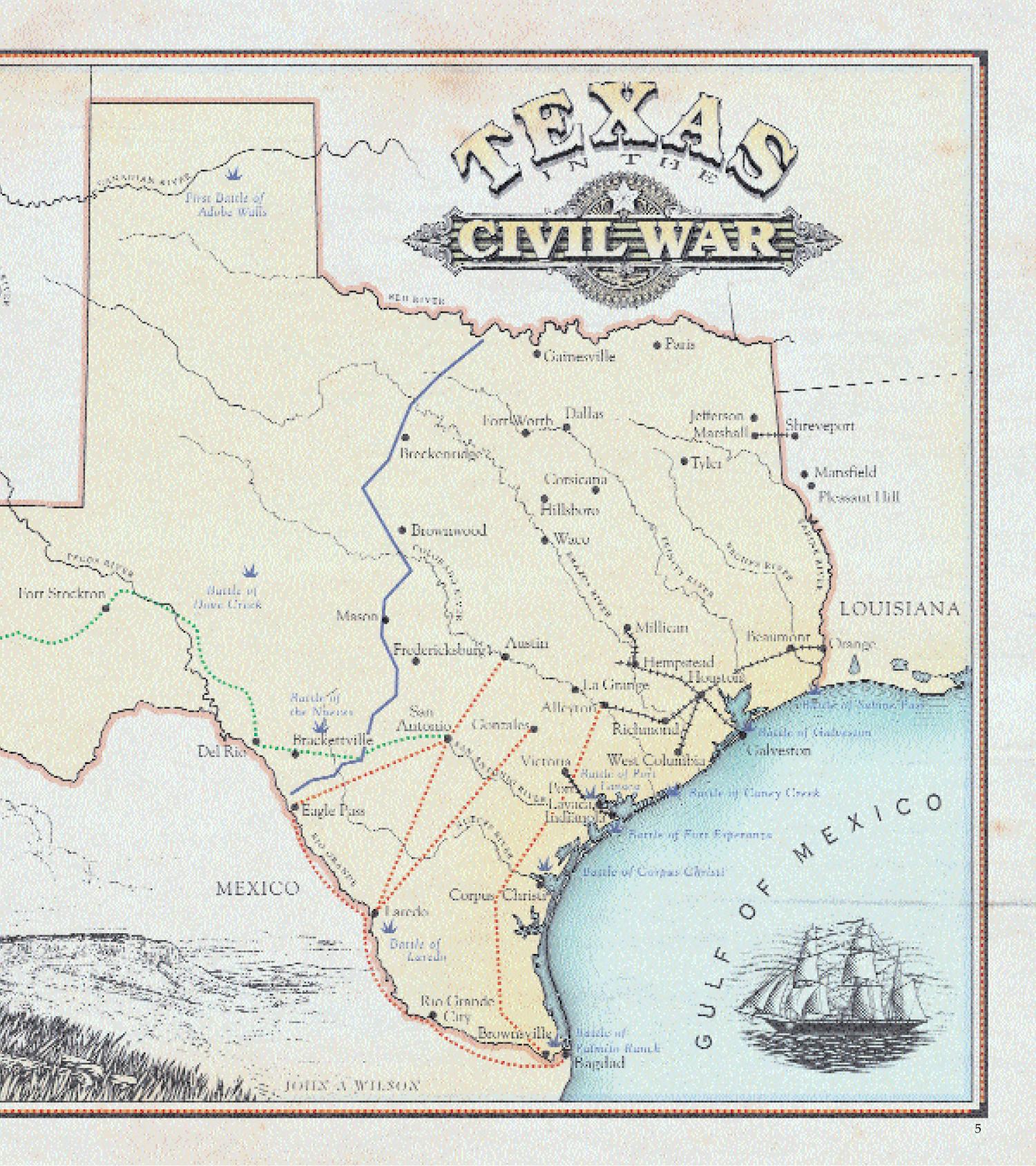 Texas in the Civil War: stories of sacrifice, valor and hope
                                                
                                                    5
                                                