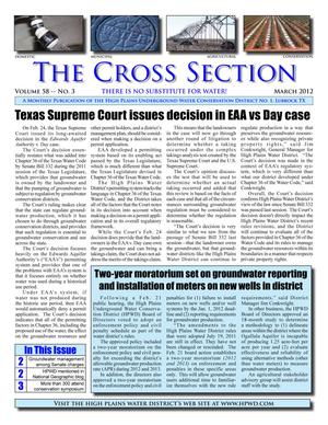 The Cross Section, Volume 58, Number 3, March 2012