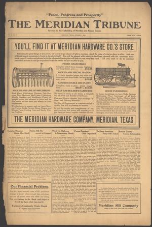 The Meridian Tribune (Meridian, Tex.), Vol. 26, No. 17, Ed. 1 Friday, October 1, 1920