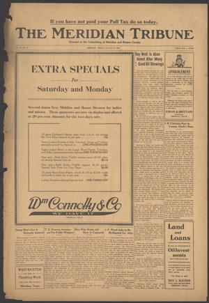 The Meridian Tribune (Meridian, Tex.), Vol. 25, No. 34, Ed. 1 Friday, January 30, 1920