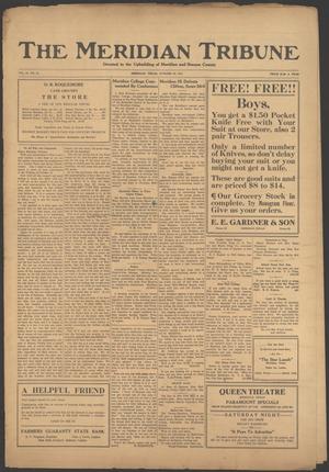 The Meridian Tribune (Meridian, Tex.), Vol. 27, No. 21, Ed. 1 Friday, October 28, 1921