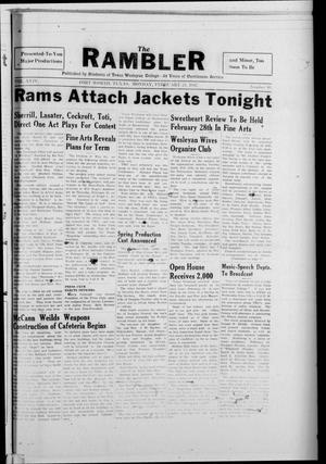 The Rambler (Fort Worth, Tex.), Vol. 19, No. 10, Ed. 1 Monday, February 24, 1947