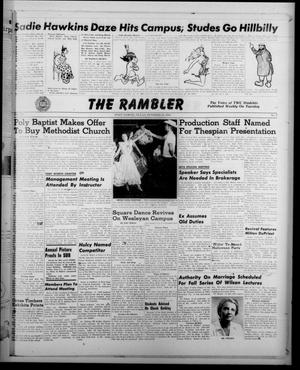 The Rambler (Fort Worth, Tex.), Vol. 23, No. 7, Ed. 1 Tuesday, October 24, 1950