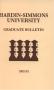 Thumbnail image of item number 1 in: 'Catalog of Hardin-Simmons University, 1982-1983 Graduate Bulletin'.