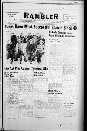 The Rambler (Fort Worth, Tex.), Vol. 19, No. 11, Ed. 1 Monday, March 17, 1947