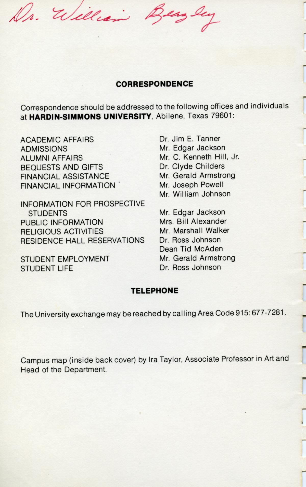 Catalog of Hardin-Simmons University, 1977-1978
                                                
                                                    Front Inside
                                                