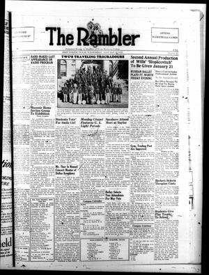 Primary view of The Rambler (Fort Worth, Tex.), Vol. 13, No. 15, Ed. 1 Wednesday, January 18, 1939