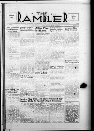 Primary view of object titled 'The Rambler (Fort Worth, Tex.), Vol. 16, No. 20, Ed. 1 Wednesday, March 4, 1942'.