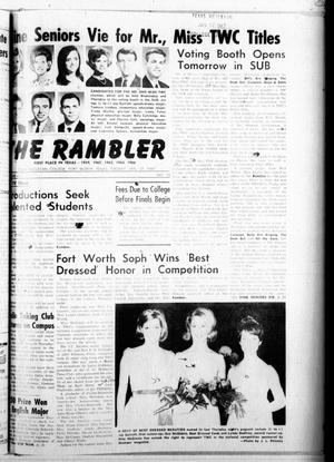 The Rambler (Fort Worth, Tex.), Vol. 40, No. 15, Ed. 1 Tuesday, January 17, 1967