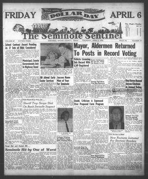 The Seminole Sentinel (Seminole, Tex.), Vol. 49, No. 19, Ed. 1 Thursday, April 5, 1956