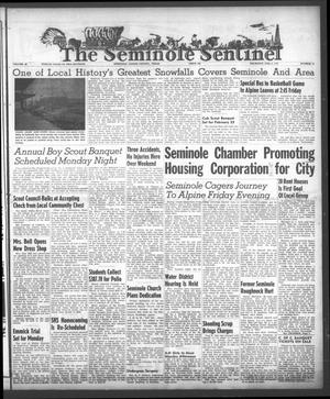 The Seminole Sentinel (Seminole, Tex.), Vol. 49, No. 11, Ed. 1 Thursday, February 9, 1956