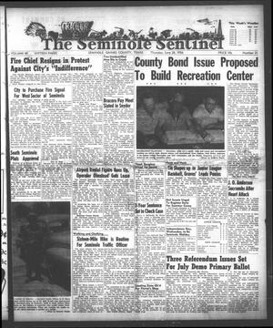 Primary view of object titled 'The Seminole Sentinel (Seminole, Tex.), Vol. 49, No. 31, Ed. 1 Thursday, June 28, 1956'.