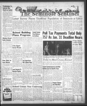The Seminole Sentinel (Seminole, Tex.), Vol. 49, No. 7, Ed. 1 Thursday, January 12, 1956