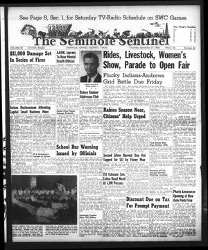 The Seminole Sentinel (Seminole, Tex.), Vol. 49, No. 44, Ed. 1 Thursday, September 27, 1956