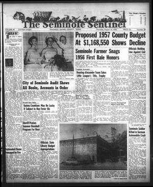 Primary view of object titled 'The Seminole Sentinel (Seminole, Tex.), Vol. 49, No. 38, Ed. 1 Thursday, August 16, 1956'.