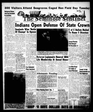 Primary view of object titled 'The Seminole Sentinel (Seminole, Tex.), Vol. 49, No. 1, Ed. 1 Thursday, December 1, 1955'.