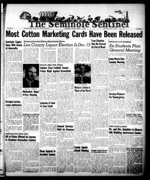 The Seminole Sentinel (Seminole, Tex.), Vol. 48, No. 51, Ed. 1 Thursday, November 17, 1955