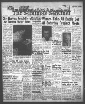 The Seminole Sentinel (Seminole, Tex.), Vol. 49, No. 23, Ed. 1 Thursday, May 3, 1956