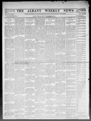 The Albany Weekly News. (Albany, Tex.), Vol. 10, No. 37, Ed. 1 Friday, December 29, 1893