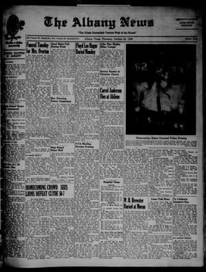 Primary view of object titled 'The Albany News (Albany, Tex.), Vol. 77, No. 7, Ed. 1 Thursday, October 20, 1960'.