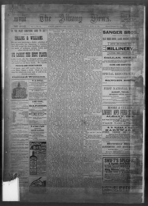 Primary view of object titled 'The Albany News. (Albany, Tex.), Vol. 4, No. 18, Ed. 1 Thursday, June 23, 1887'.