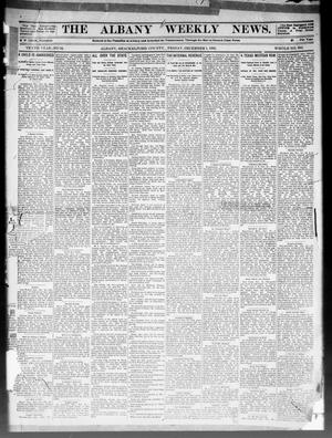 The Albany Weekly News. (Albany, Tex.), Vol. 10, No. 34, Ed. 1 Friday, December 1, 1893