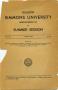 Primary view of Catalogue of Simmons University, 1934 Summer Session