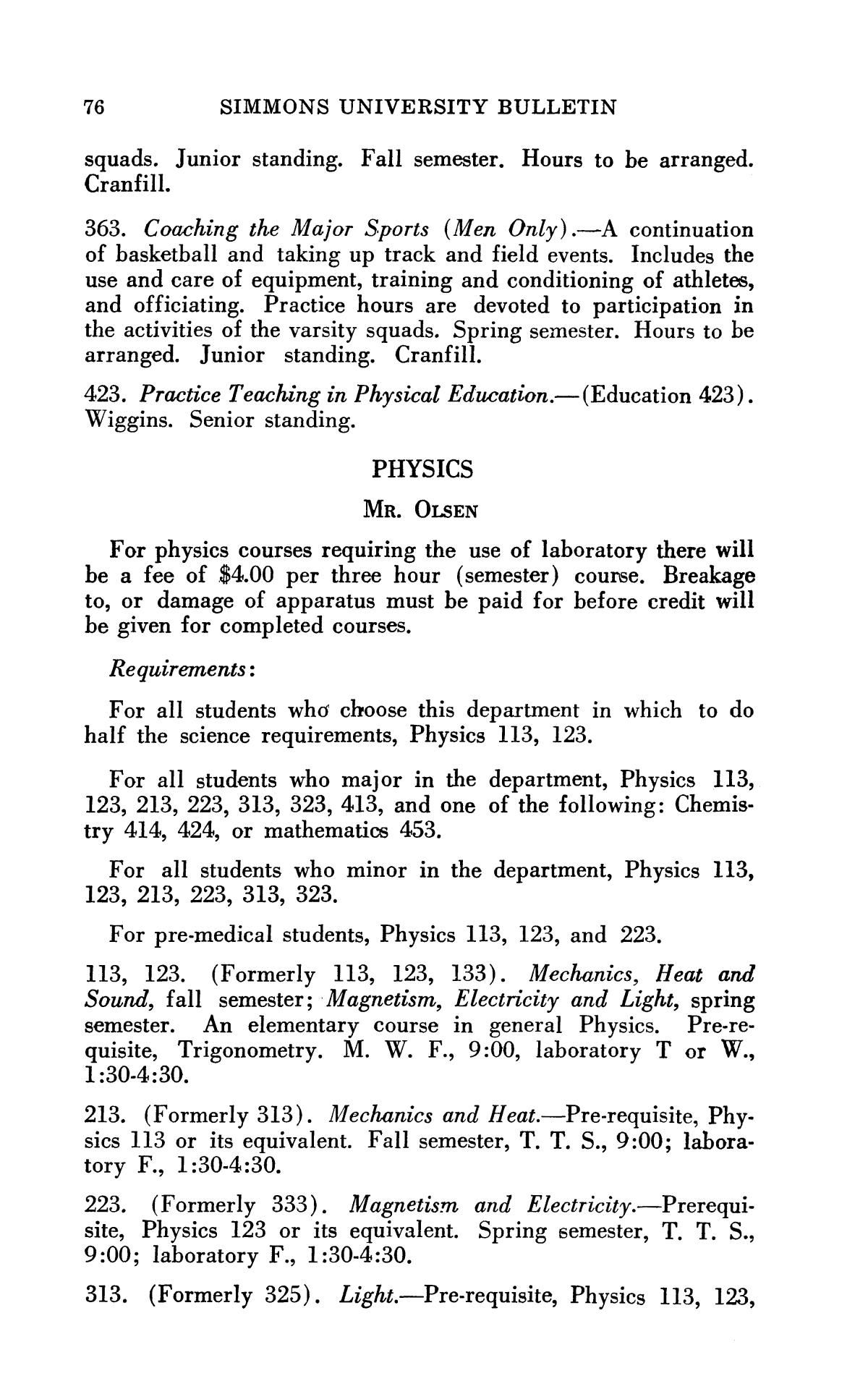 Catalogue of Simmons University, 1933-1934
                                                
                                                    76
                                                