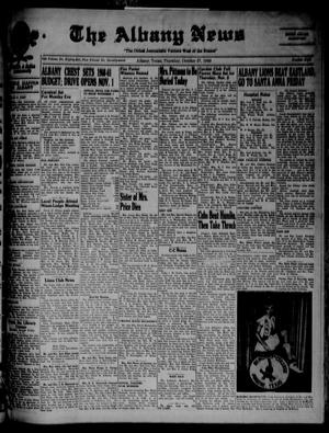 Primary view of object titled 'The Albany News (Albany, Tex.), Vol. 77, No. 8, Ed. 1 Thursday, October 27, 1960'.