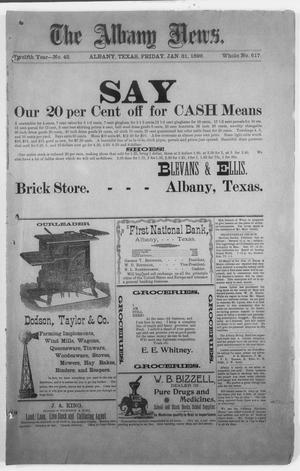 The Albany News. (Albany, Tex.), Vol. 12, No. 42, Ed. 1 Friday, January 31, 1896