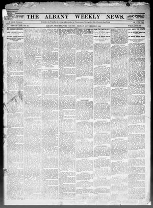 Primary view of object titled 'The Albany Weekly News. (Albany, Tex.), Vol. 10, No. 32, Ed. 1 Friday, November 17, 1893'.