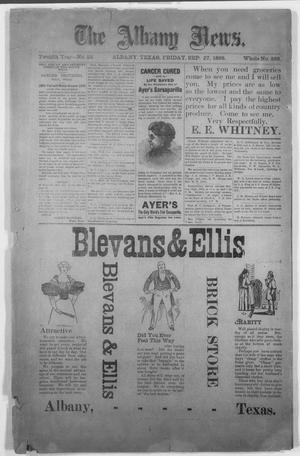 The Albany News. (Albany, Tex.), Vol. 12, No. 24, Ed. 1 Friday, September 27, 1895