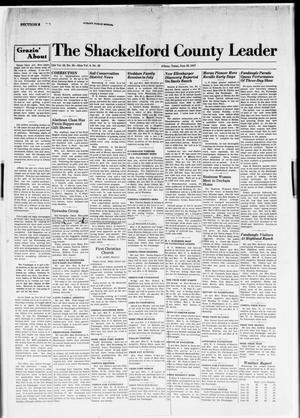Primary view of object titled 'The Shackelford County Leader (Albany, Tex.), Vol. 9, No. 26, Ed. 1 Thursday, June 26, 1947'.