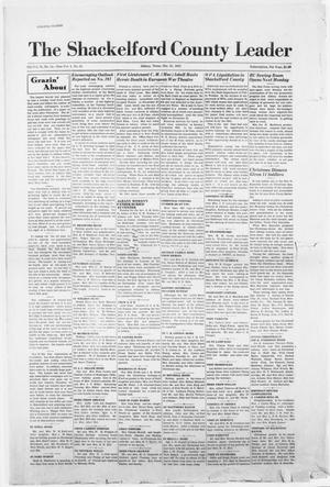 Primary view of object titled 'The Shackelford County Leader (Albany, Tex.), Vol. 4, No. 51, Ed. 1 Thursday, December 31, 1942'.