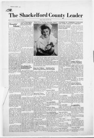 Primary view of object titled 'The Shackelford County Leader (Albany, Tex.), Vol. 5, No. 29, Ed. 1 Thursday, July 29, 1943'.