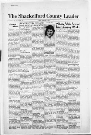 The Shackelford County Leader (Albany, Tex.), Vol. 5, No. 16, Ed. 1 Thursday, April 29, 1943