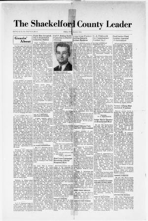 The Shackelford County Leader (Albany, Tex.), Vol. 6, No. 9, Ed. 1 Thursday, March 2, 1944