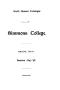 Primary view of Catalogue of Simmons College, 1897-1898