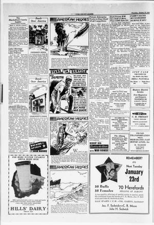 Primary view of object titled 'The Shackelford County Leader (Albany, Tex.), Vol. 7, No. [3], Ed. 1 Thursday, January 18, 1945'.