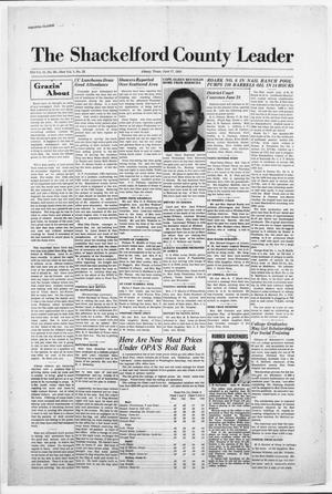 The Shackelford County Leader (Albany, Tex.), Vol. 5, No. 23, Ed. 1 Thursday, June 17, 1943